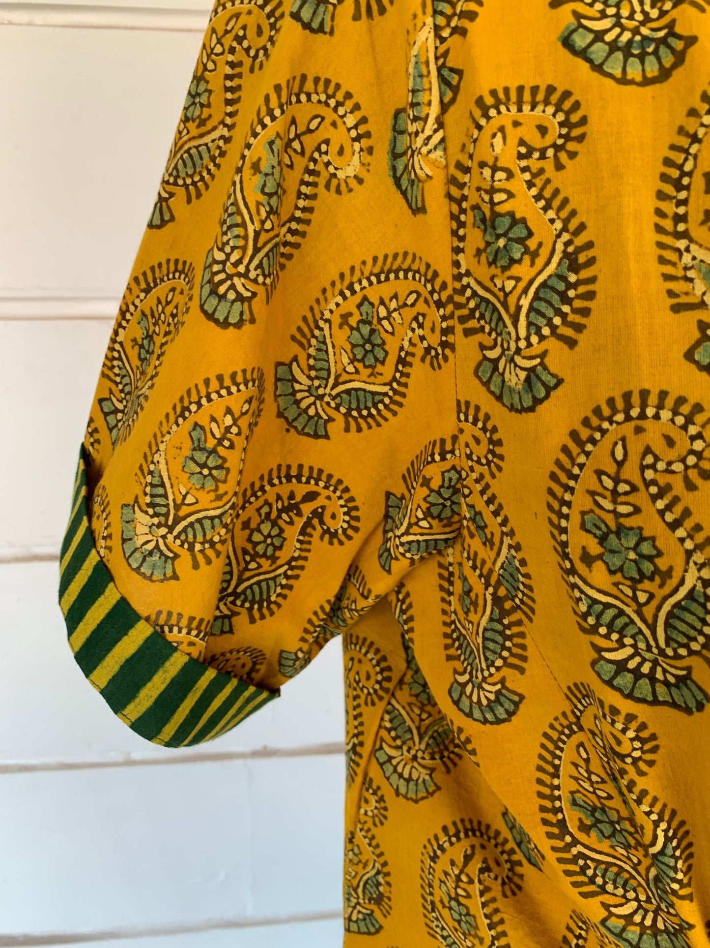 Yellow Paisley Bella Boxy Top 825
