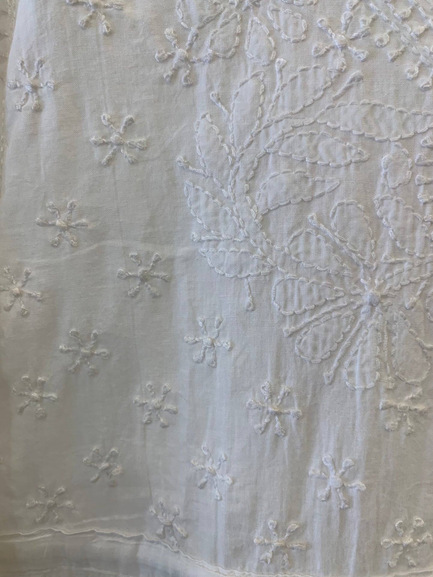 White Chicken Frilly Dress