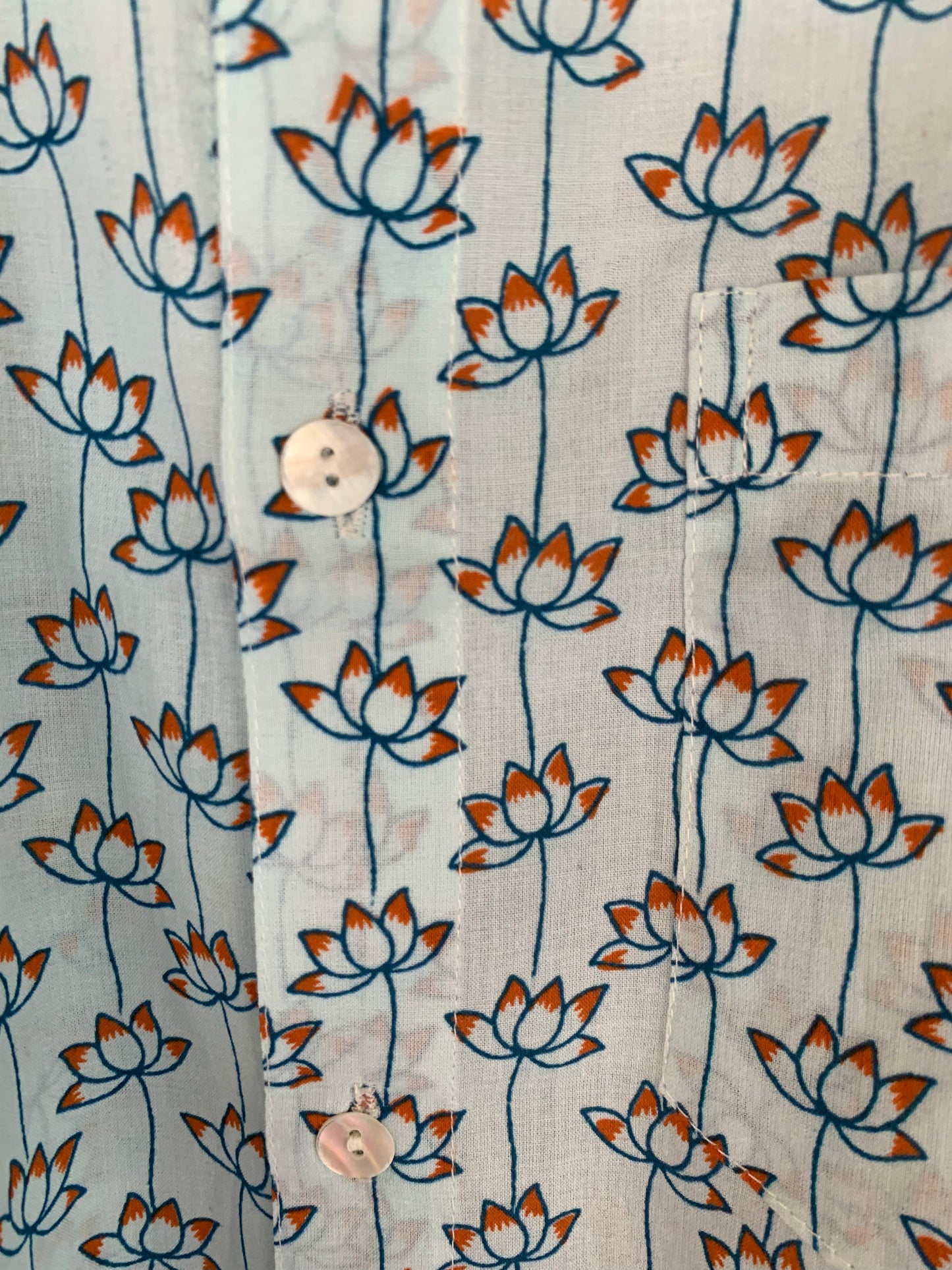 Handblock Printed Shirt 46
