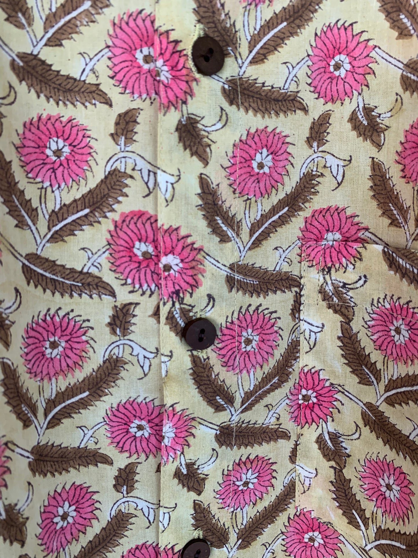 Handblock Printed Shirt 42
