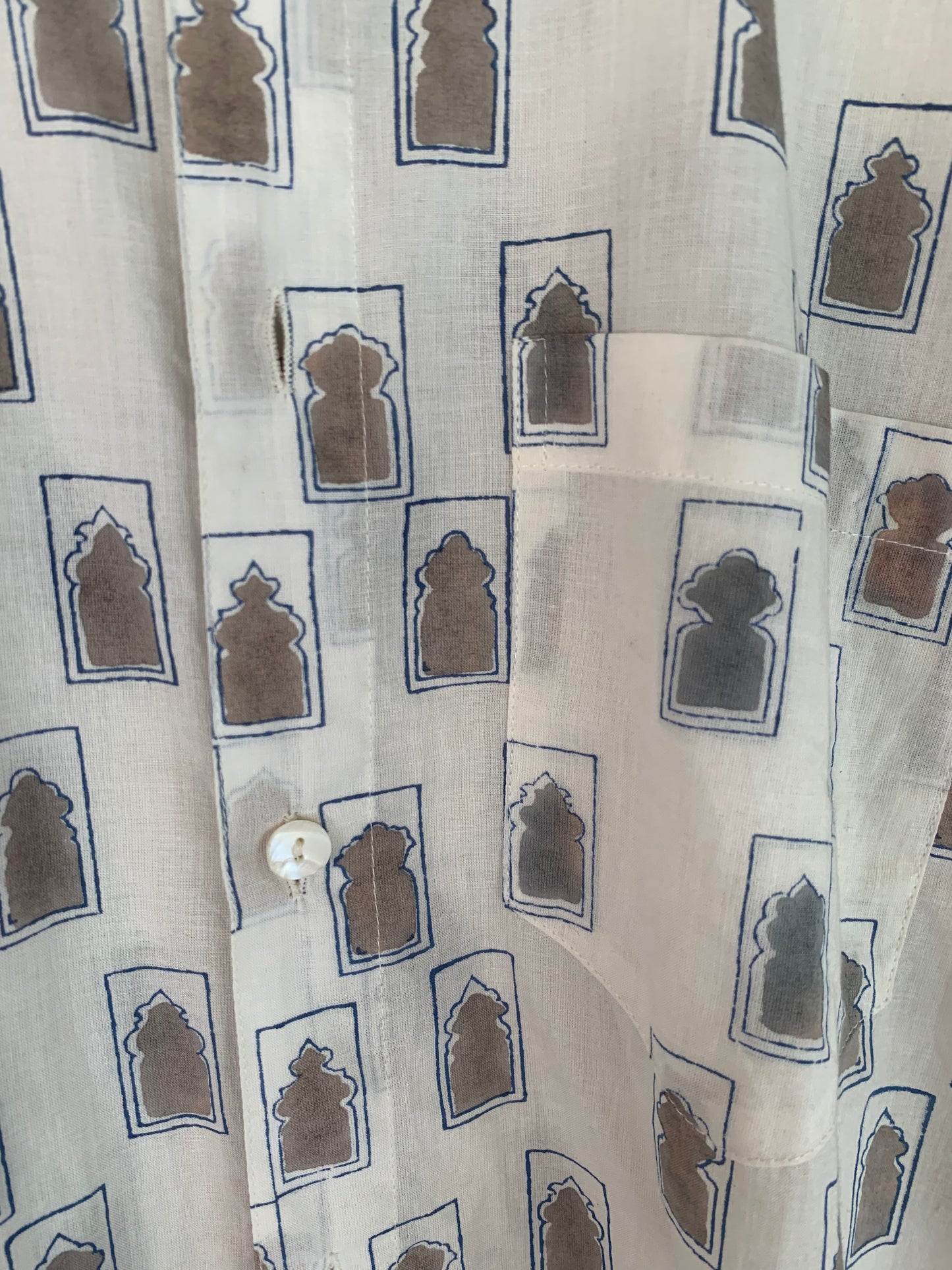 Handblock Printed Shirt 52