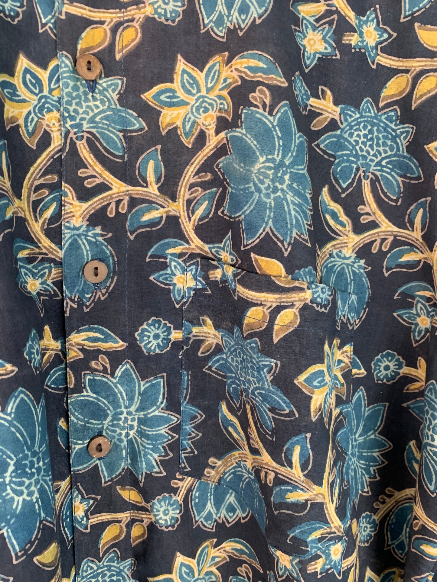 Handblock Printed Shirt longsleeve