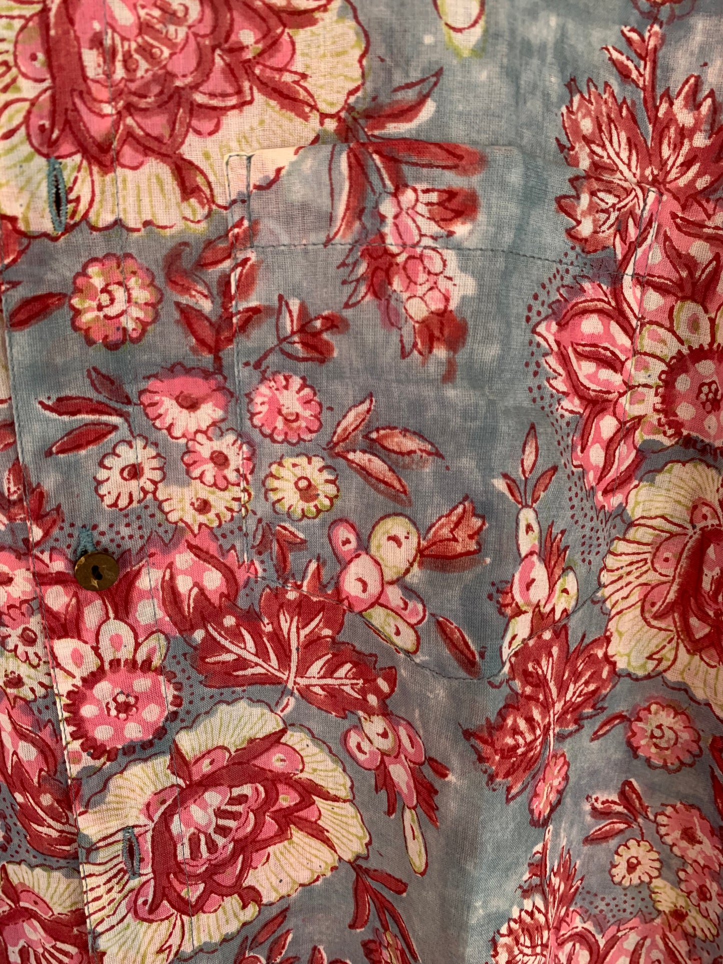 Handblock Printed Shirt longsleeve