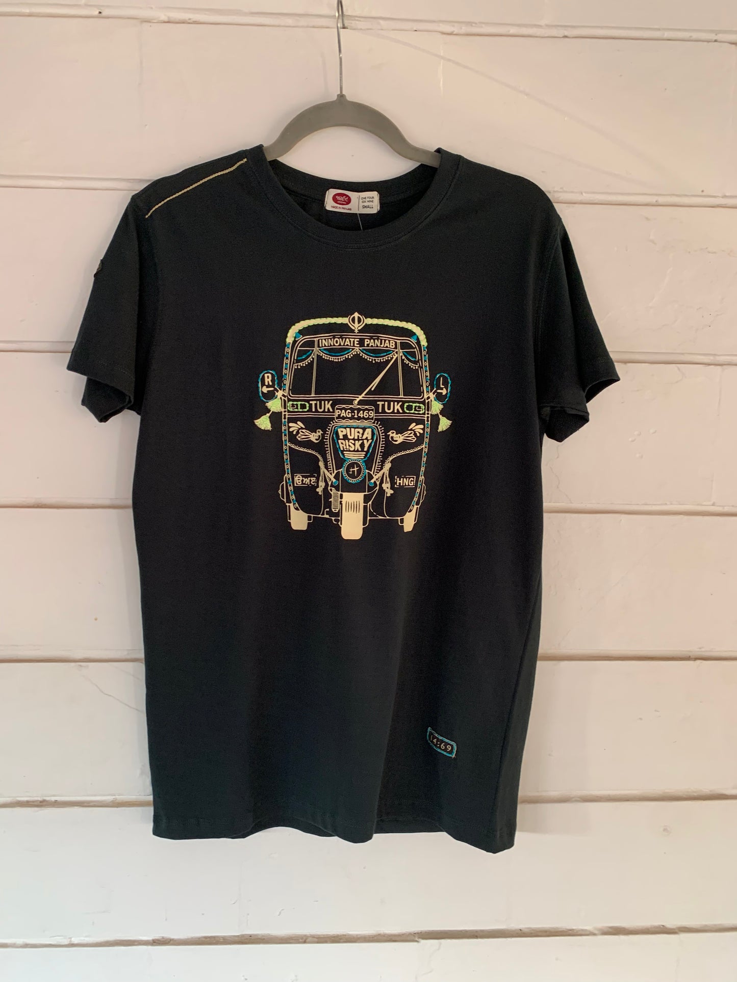T-Shirt TukTuk green print