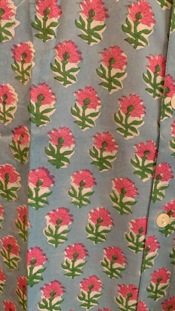 Handblock Printed Shirt 22
