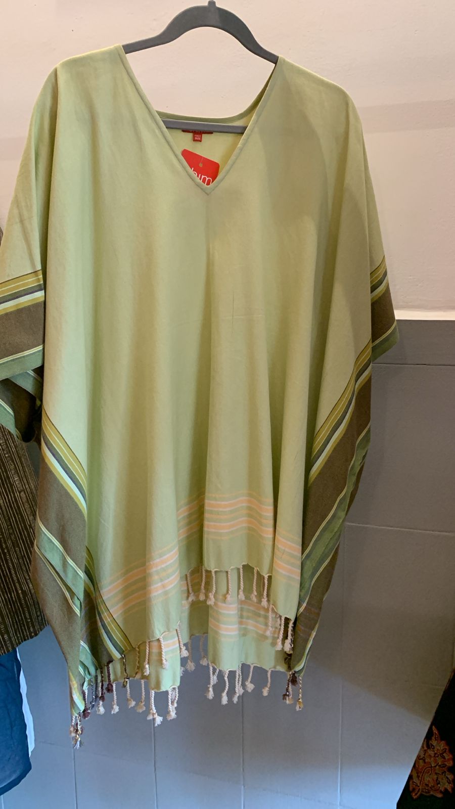 Kikoy Beach Cover Up Green
