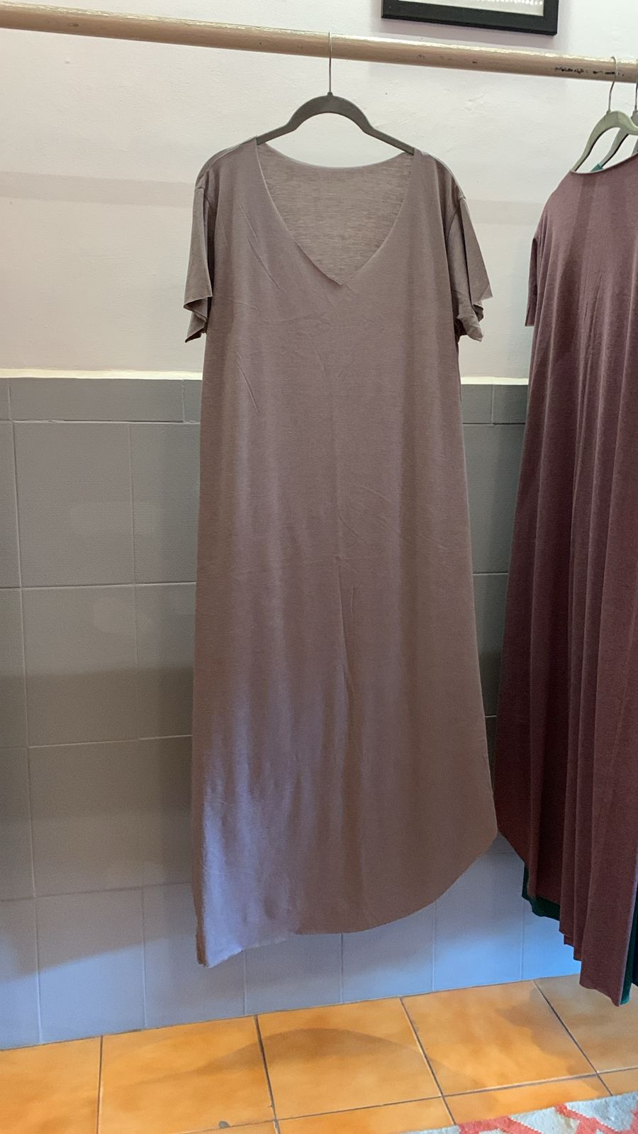 Grey Maxi Dress 1388