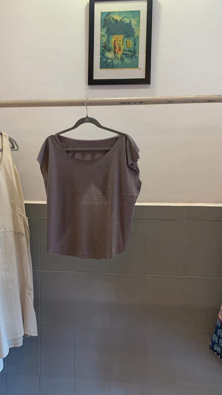 Light Grey Back Open Top 844