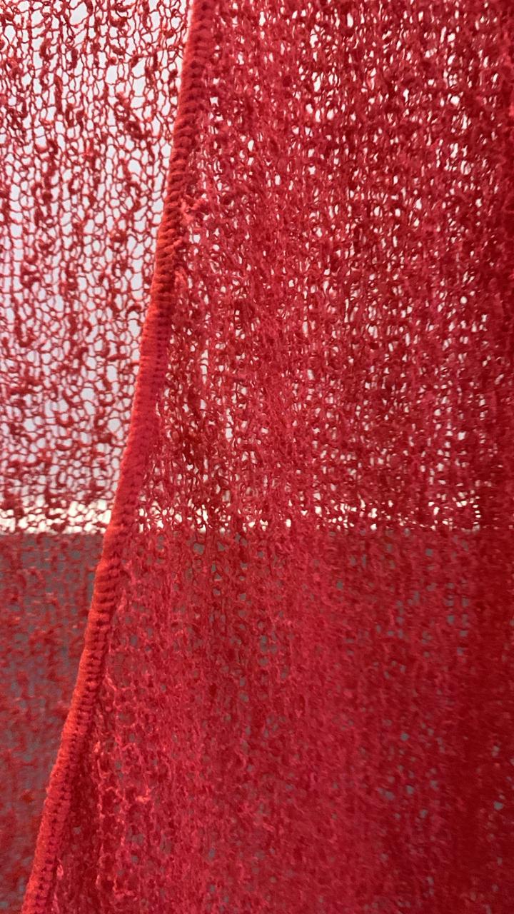 Light Red Bali Shrug 606