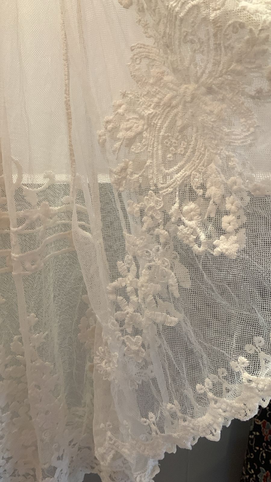 White Netted Shrug 619