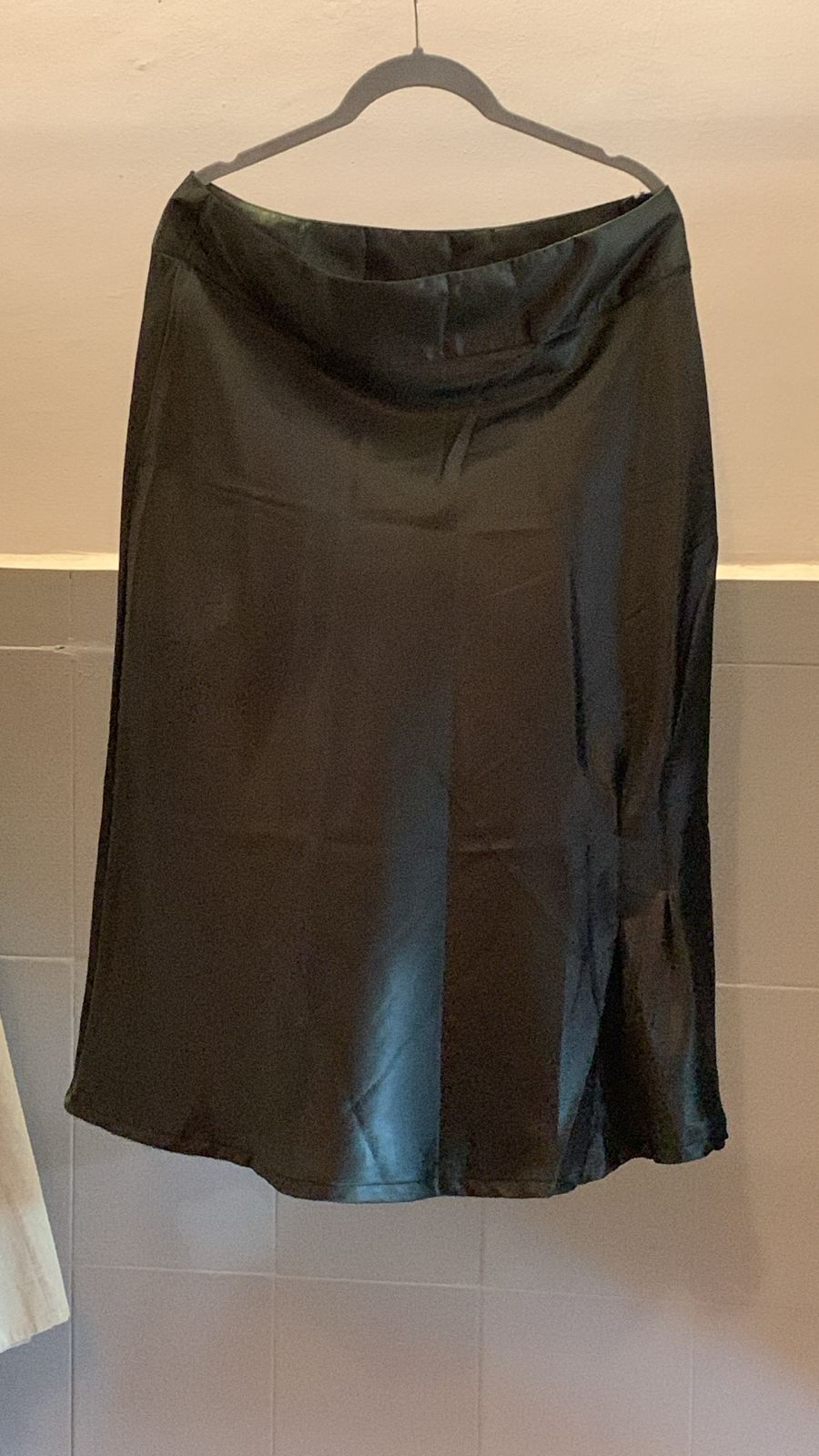 Dark Green Kini Satin Skirt 1704