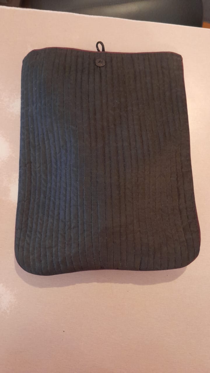 Black Pure Silk Tablet case 2605