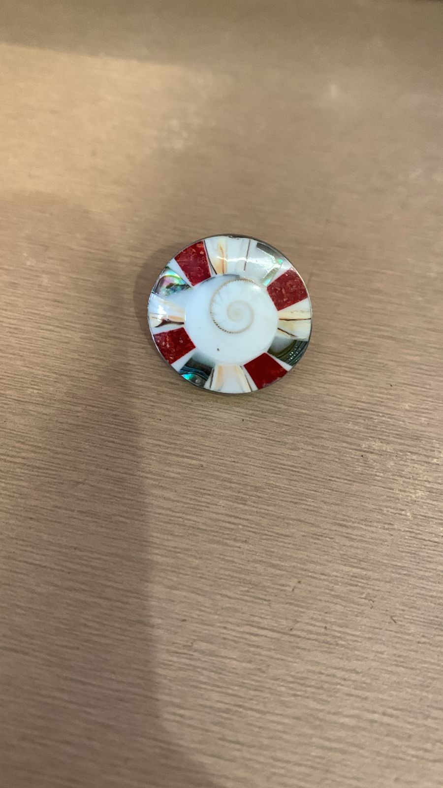 Shell & Steel Ring 4923