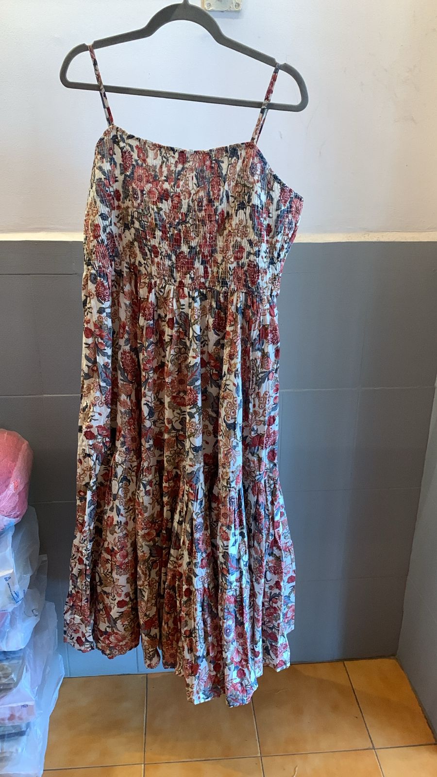 Strappy Floral Maxi Dress 1416