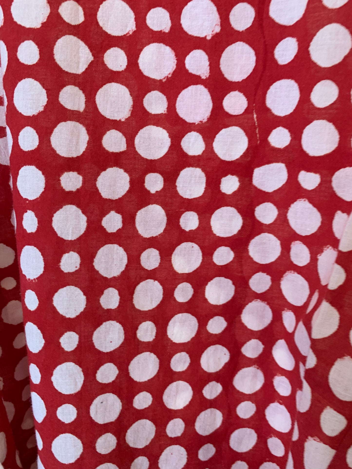 Red & White Polka Dot Bella Boxy Top
