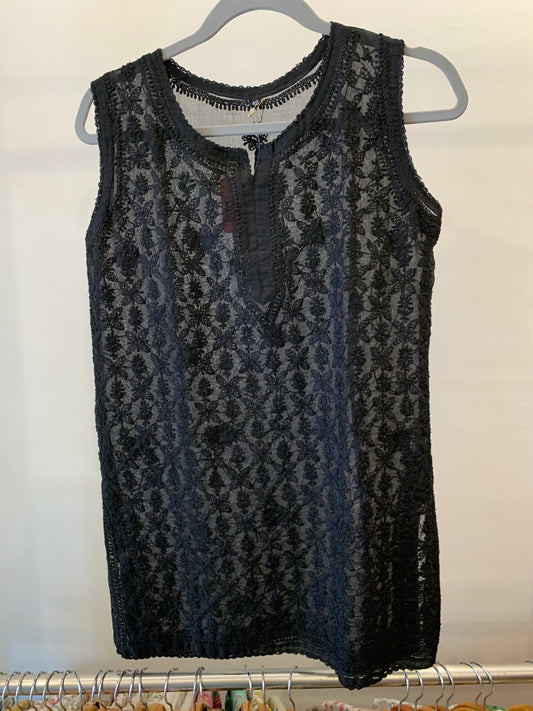 Black Chicken Sleeveless Top