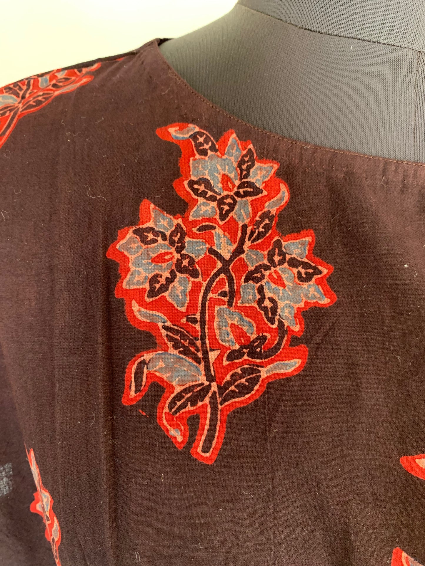 Black Diva Dress with Patterns Print