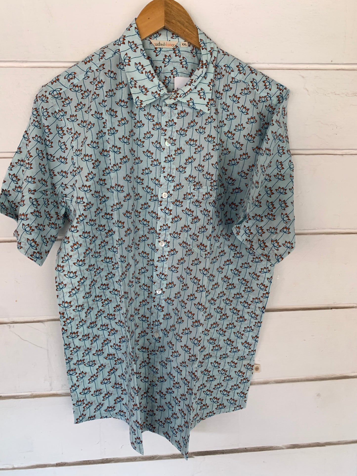 Handblock Printed Shirt 46