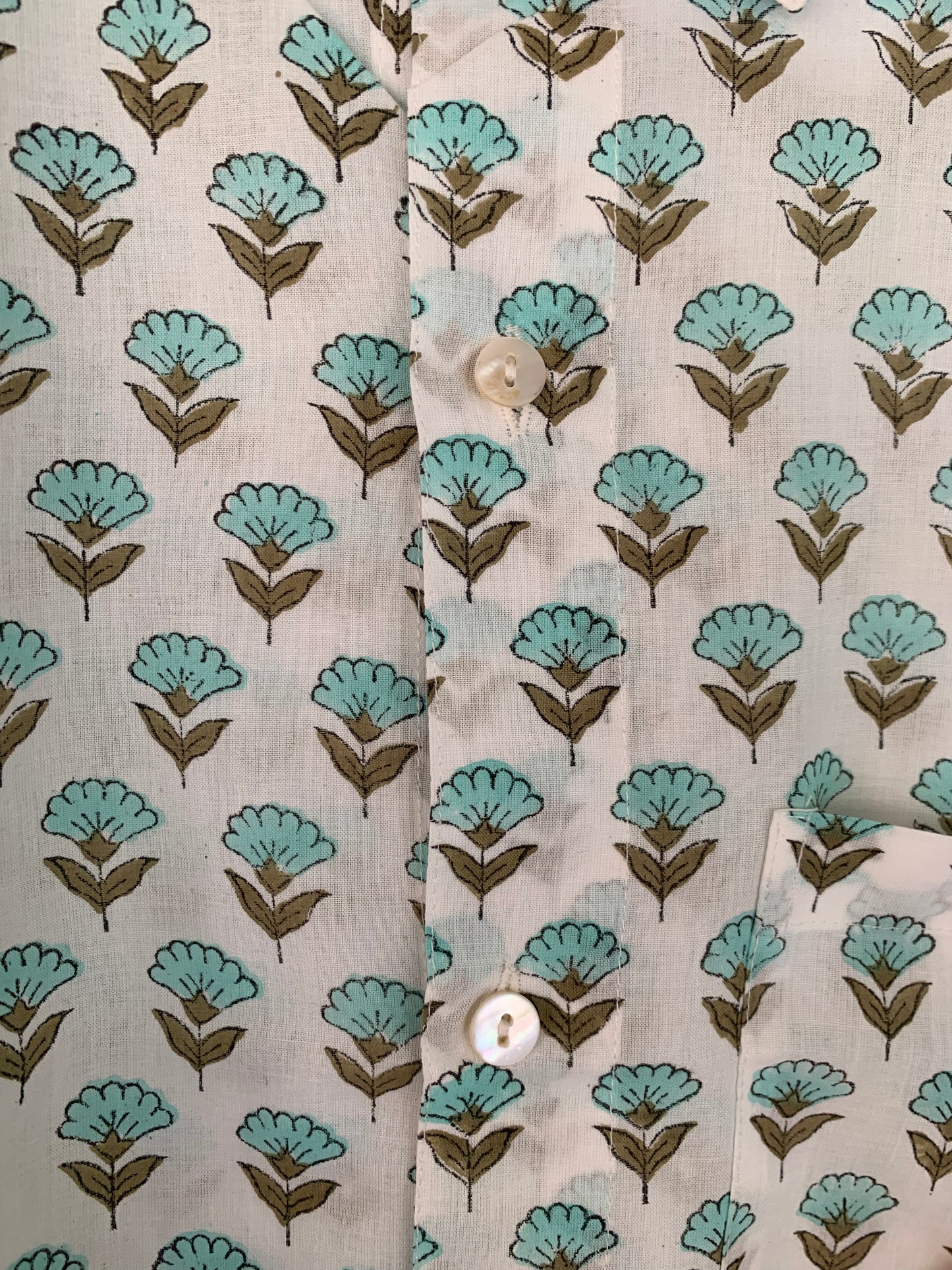 Handblock Printed Shirt 43
