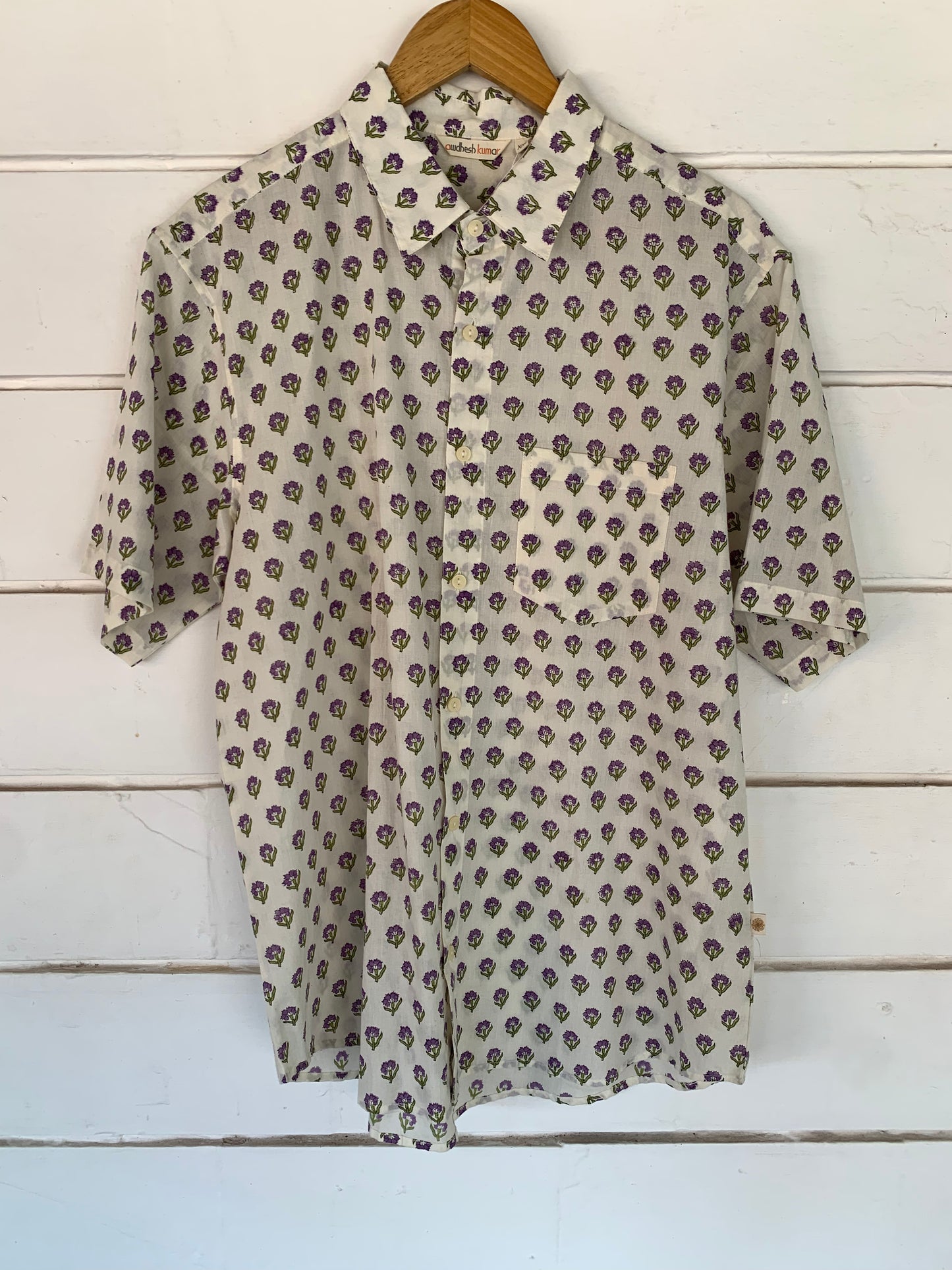 Handblock Printed Shirt 53