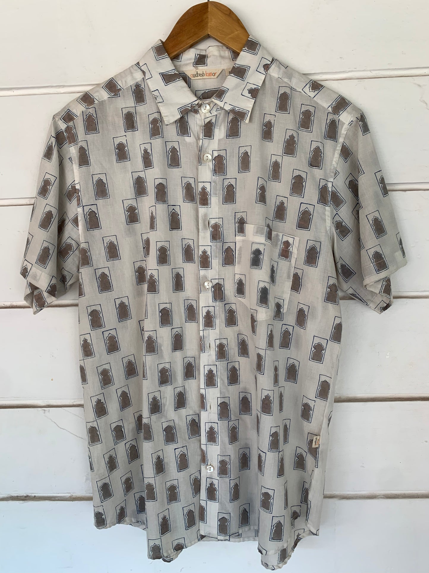 Handblock Printed Shirt 52