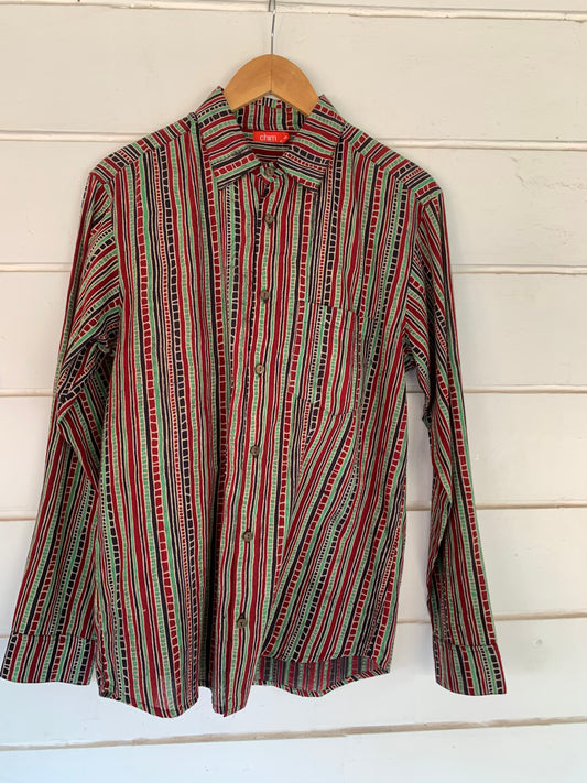 Handblock Printed Shirt longsleeve