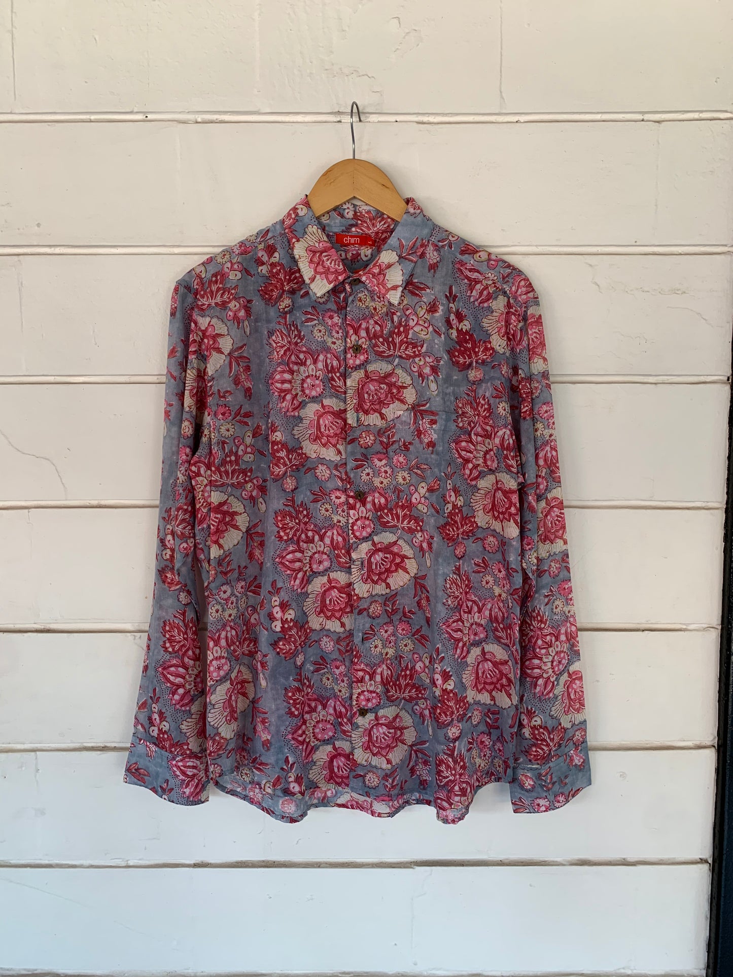 Handblock Printed Shirt longsleeve