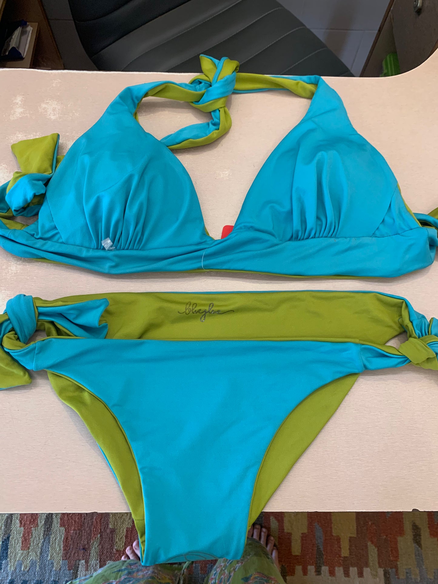 Kaleido Bikini Set Curacao Reversible 2003