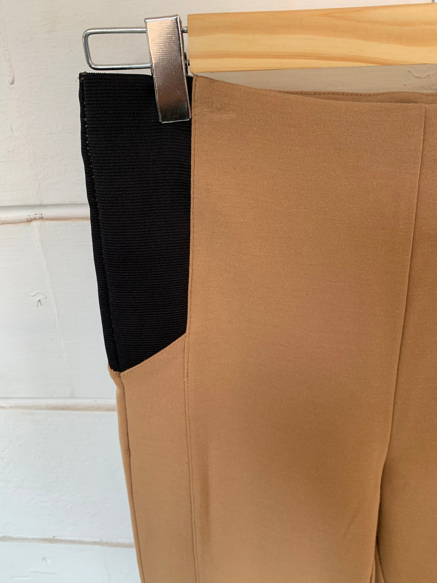 Tan & Black Parallel Pants