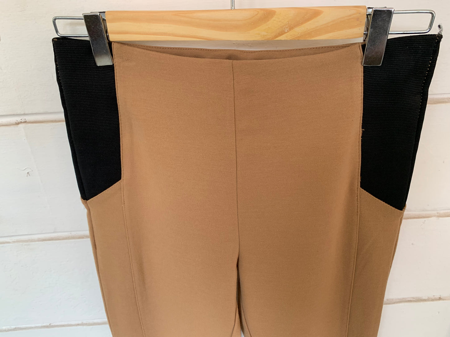 Tan & Black Parallel Pants