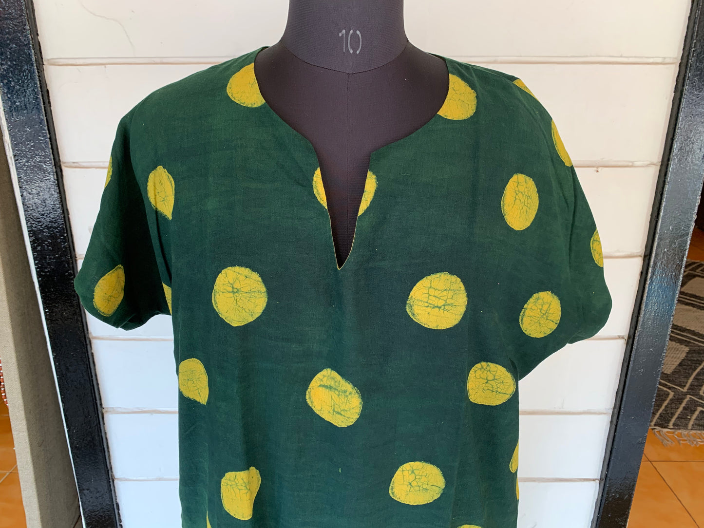 Green Polka Reversible Dress