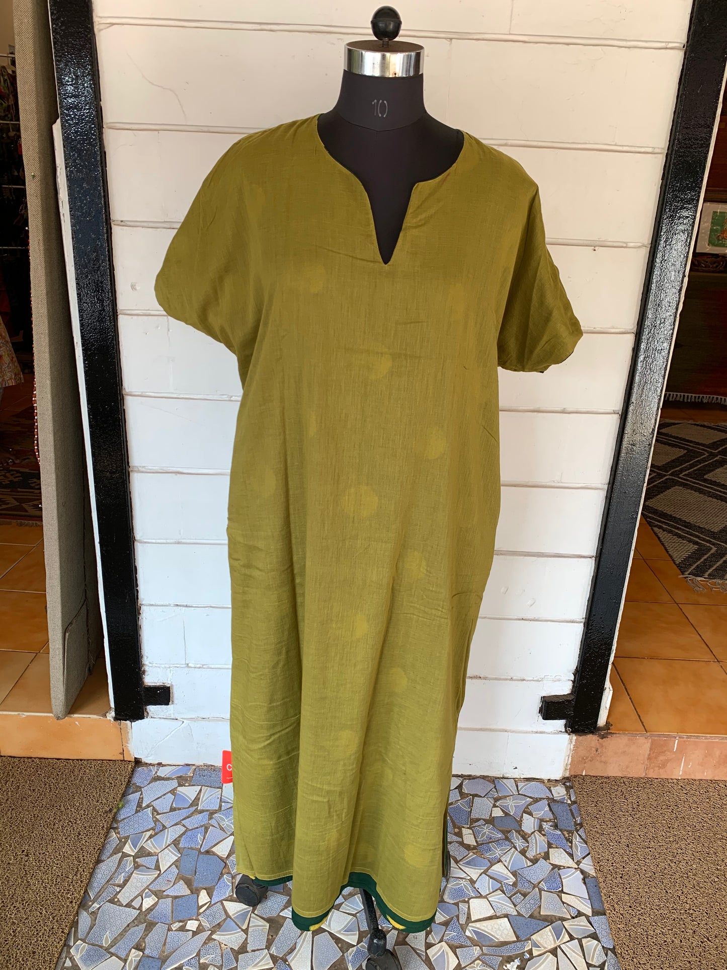 Green Polka Reversible Dress