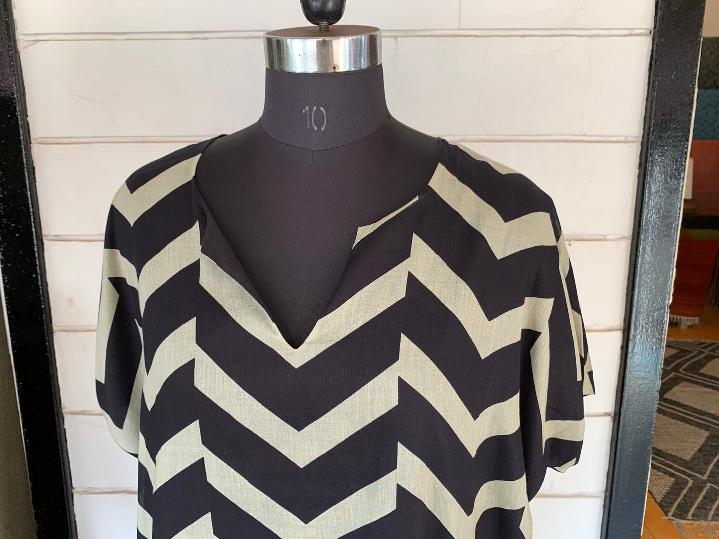 Black Polka Reversible Dress