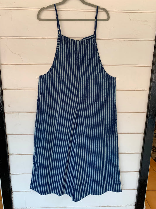 Blue Stripe Print Soro Jumpsuit