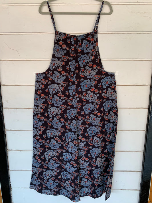 Black Hand Block Print Soro Jumpsuit