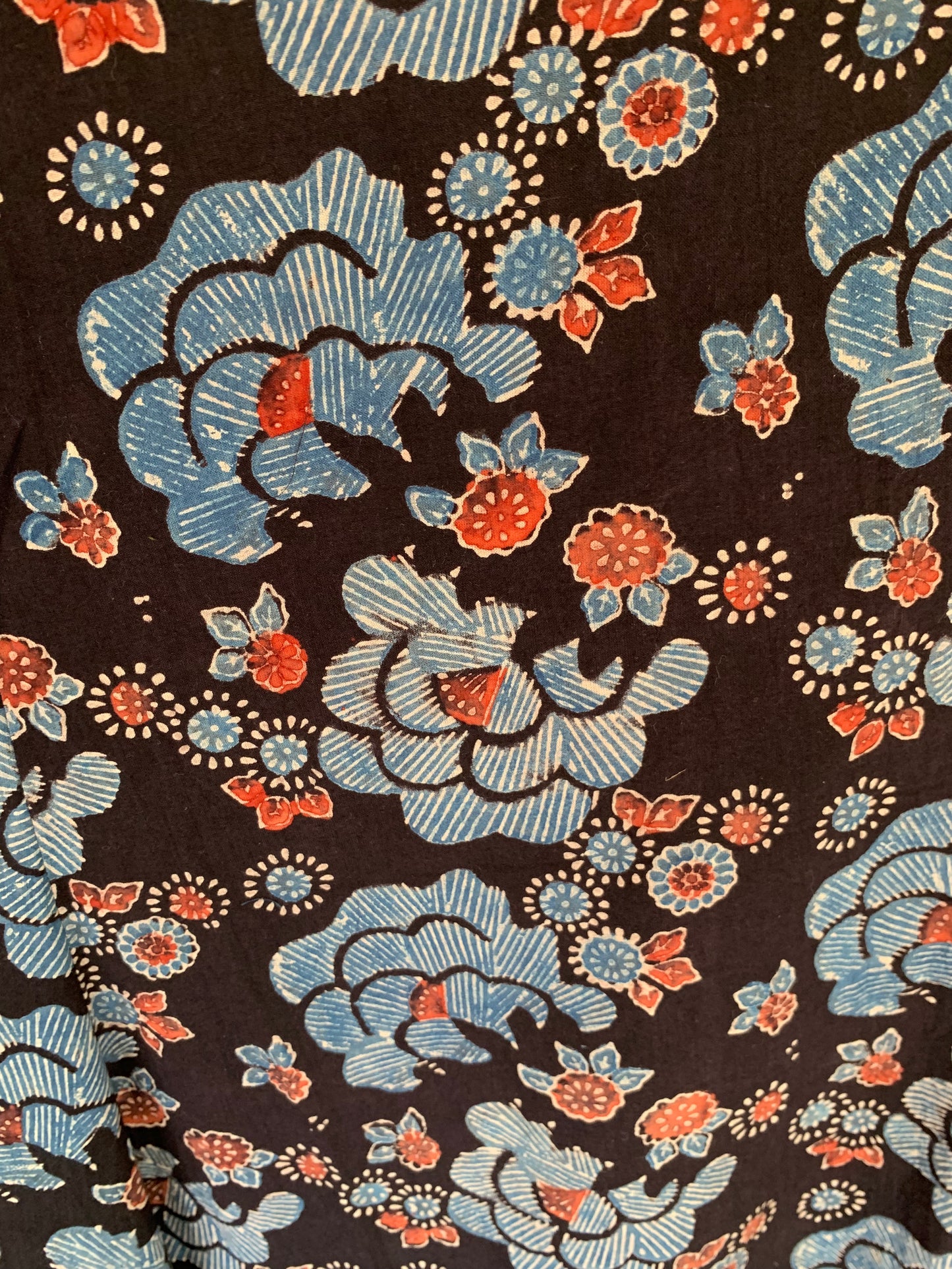 Black Hand Block Print Soro Jumpsuit