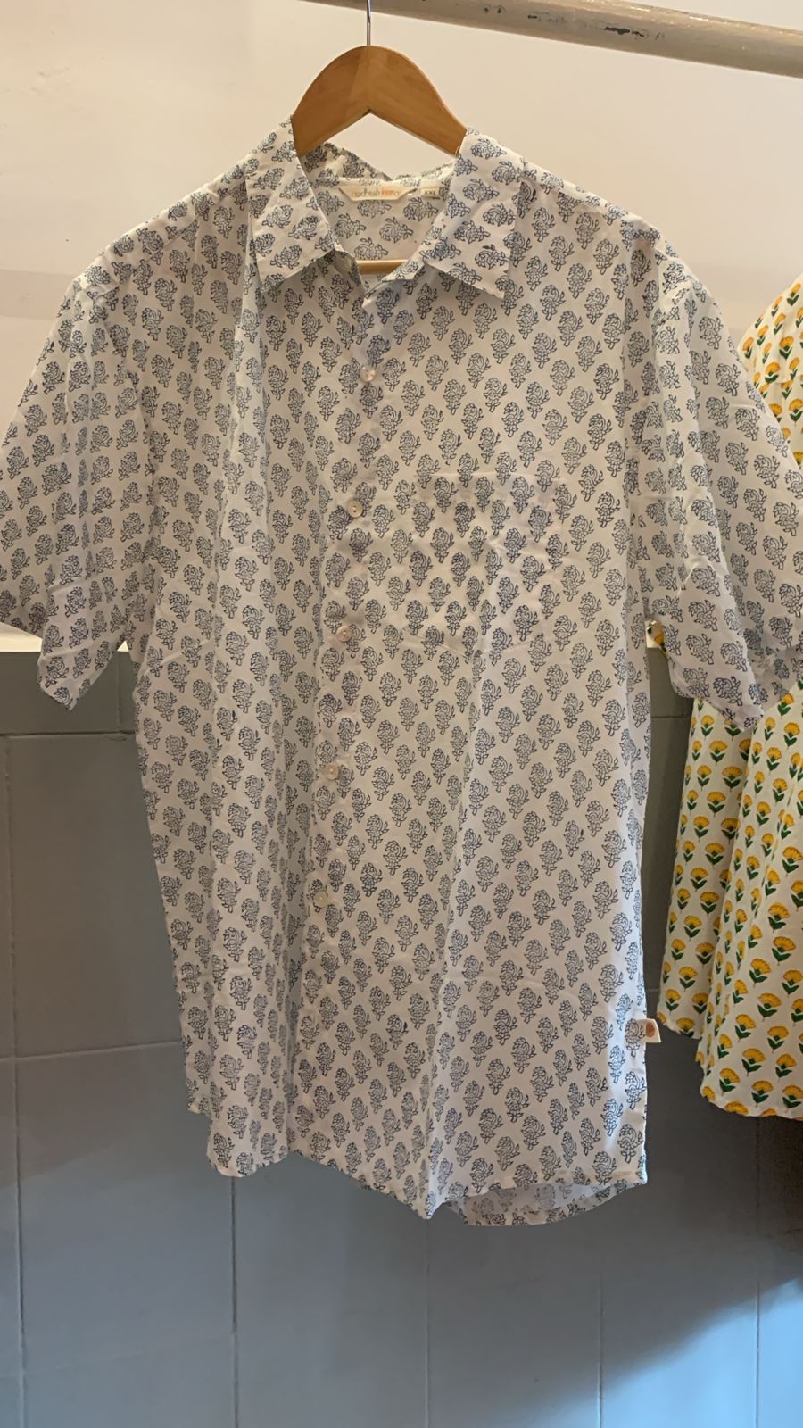 Handblock Printed Shirt 40