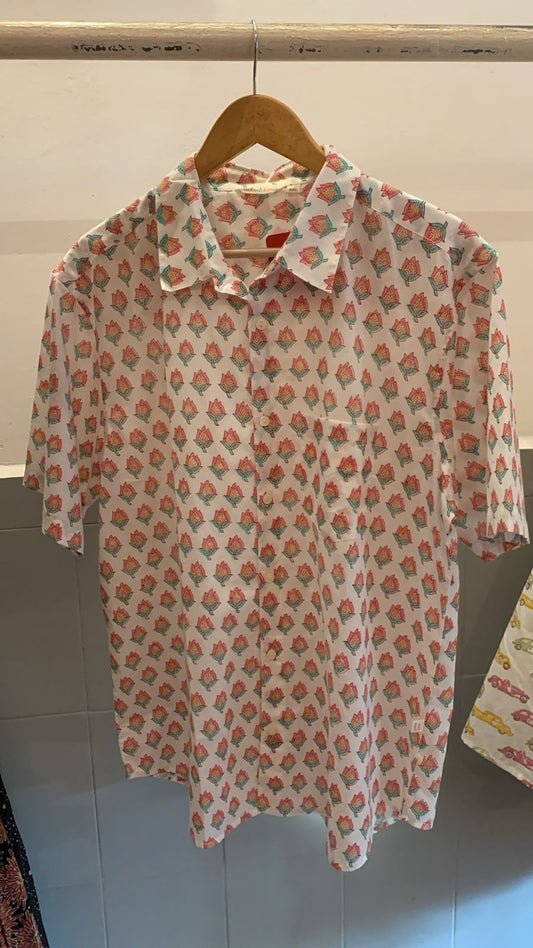 Handblock Printed Shirt 38