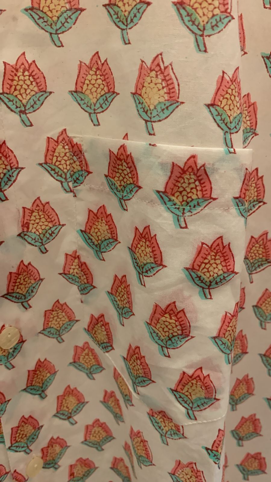 Handblock Printed Shirt 38