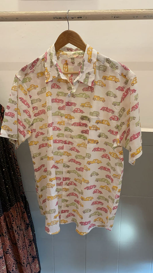 Handblock Printed Shirt 37