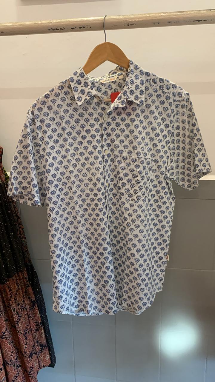 Handblock Printed Shirt 35