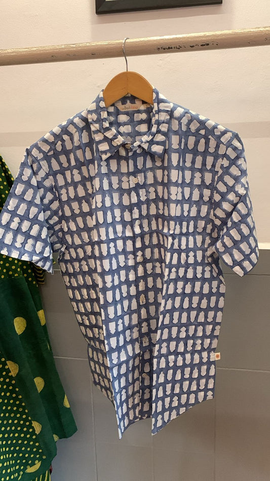 Handblock Printed Shirt 25