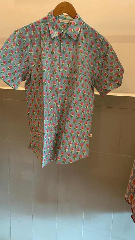 Handblock Printed Shirt 22
