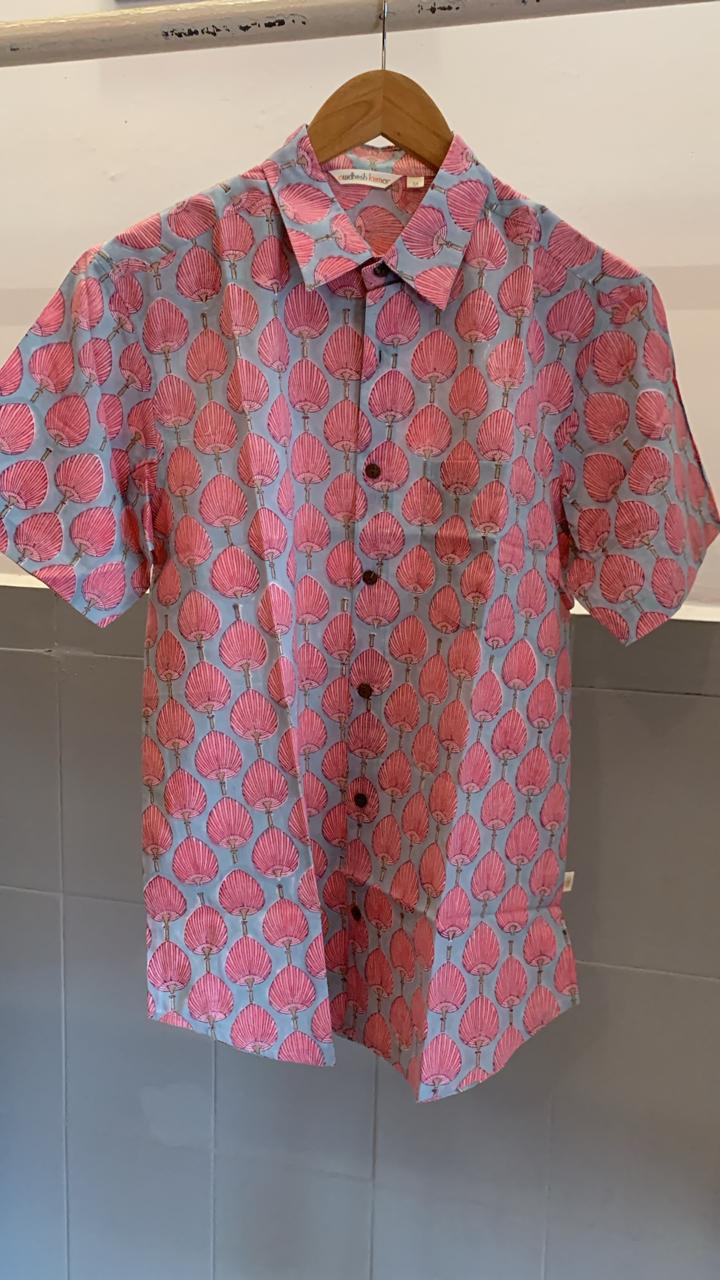 Handblock Printed Shirt 21