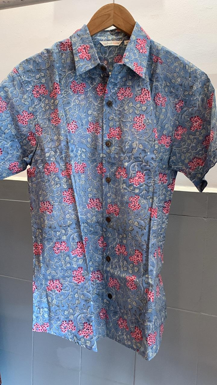 Handblock Printed Shirt 19