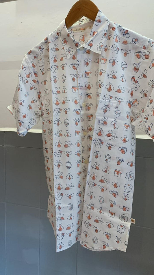 Handblock Printed Shirt 17