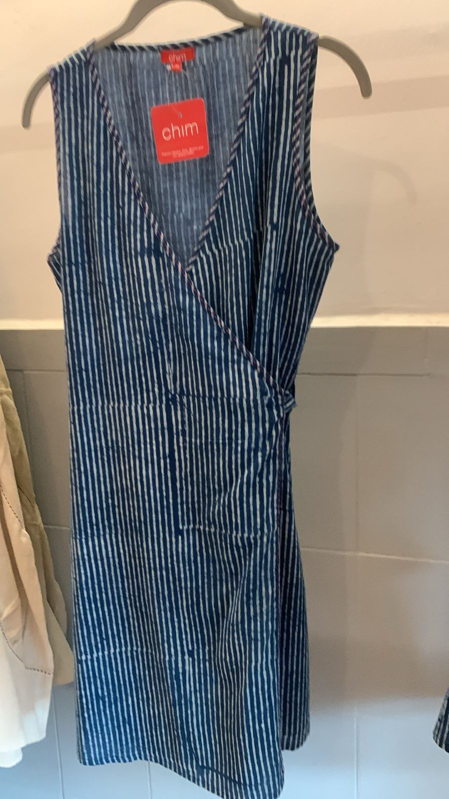 Blue Kantha Wrap Dress 1319