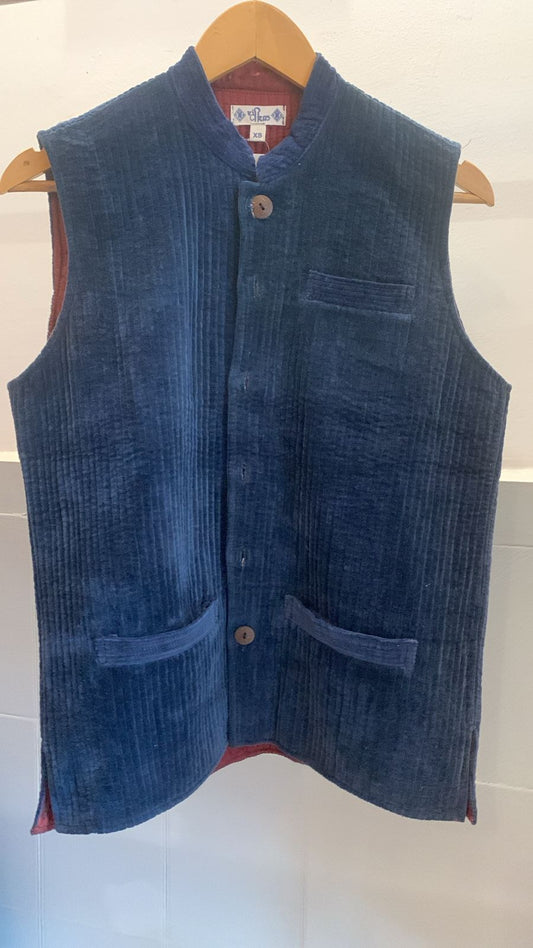 Velvet Jacket Dark Blue