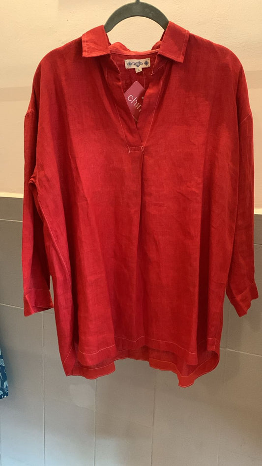 Poopy Linen Top 803