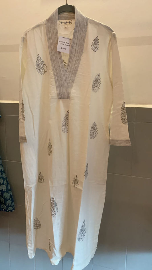 Nayika White & Blue Kurta 903